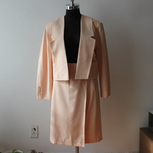Vintage 80's Escada 2-Piece Suit Skirt Set - Picture 1 of 17